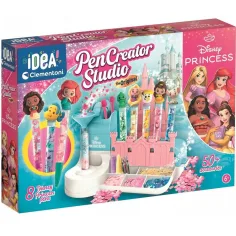 Idea! Prințesele Disney - atelier de confecționat pixuri, set creativ de joacă - Clementoni