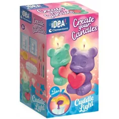 Idea! Set creativ pentru realizarea lumânărilor - Ursuleț - Clementoni