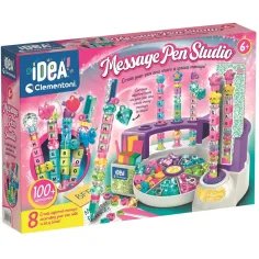 Idea! Studio - Fabrică de pixuri pentru a scrie mesaje, set creativ de joacă - Clementoni