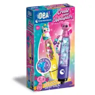 Idee! Set de creat mini markere cu animale la modă - Clementoni