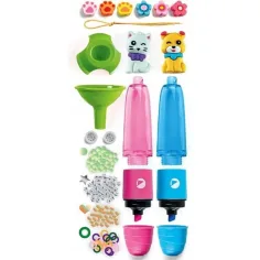 Idee! Set mini markere de text cu animale drăgălașe - Clementoni imaginea 2