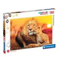 Îmbrățișare neașteptată, puzzle Super color de 180 de piese - Clementoni