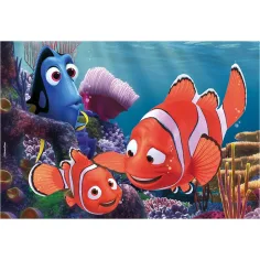 În căutarea lui Nemo 2-în-1 puzzle de 24 piese și carte de colorat 50x35cm - Lisciani imaginea 3