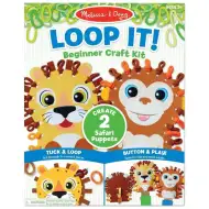 Înfășoară! Set creativ de marionete cu animale sălbatice - Melissa &amp; Doug