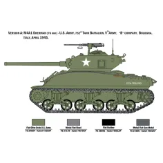 Italeri 1/35 M4A1 SHERMAN machetă de tanc cu echipaj american imaginea 4
