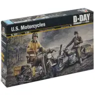 Italeri 1/35 Motociclete U.S. 2 bucăți machetă motocicletă militară