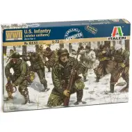 Italeri 1/72 Infanterie SUA WWII. Uniformă de iarnă - machetă figurine soldați în uniformă de iarnă