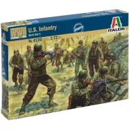Italeri 1/72 Infanterie SUA WWII. machetă figurine soldați americani