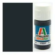 Italeri Flat Black (4768AP) - Vopsea mată neagră pentru machete 20ml