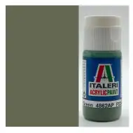 Italeri Flat Green (4862AP) - Vopsea mată verde pentru machete 20ml