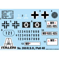Italeri: machetă vânător de tancuri 1/35 RSO/PaK 40 imaginea 8