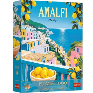 Italia Amalfi postere vintage premium plus puzzle de 1000 de piese - Trefl