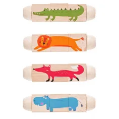 Joc de puzzle cu animale - Woodyland imaginea 2