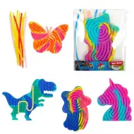 Joc de șireturi cu sfoară mini Curly Board în mai multe variante