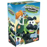 Joc de societate cu camion de gunoi mâncător de gunoi