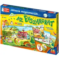 Jucând, învățăm despre anotimpuri - joc de societate.