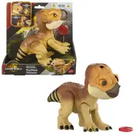 Jurassic World: Renaștere - Figurină interactivă de dinozaur Aquilops Dolores - Mattel