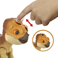 Jurassic World: Renaștere - Figurină interactivă de dinozaur Aquilops Dolores - Mattel imaginea 2