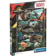 Jurassic World Renașterea: Atacul creaturilor preistorice puzzle de 300 piese - Clementoni