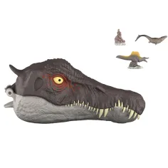 Jurassic World: Renașterea Micro Aventuri Set de joacă mini Spinosaurus - Mattel imaginea 3