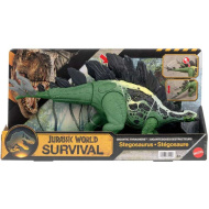 Jurassic World: Stegosaurus atacator uriaș, dinozaur cu sunet - Mattel