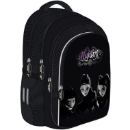 K-POP Demon Hunters ghiozdan școlar/rucsac negru, cu 4 compartimente, BPL60 43x32x20 cm
