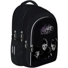 K-POP Demon Hunters ghiozdan școlar/rucsac negru, cu 4 compartimente, BPL60 43x32x20 cm
