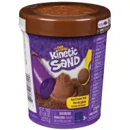 Kinetic Sand: Cutie de înghețată cu nisip modelator maro - Spin Master