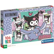 Kuromi Super Color puzzle 104 piese - Clementoni