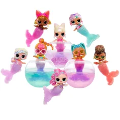 L.O.L. Surprise: Surprize sirenă miniaturi DIY cu coadă de sirenă care își schimbă culoarea 1buc imaginea 4