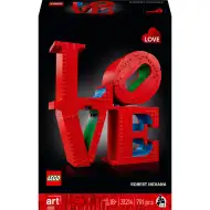 LEGO® ART: LOVE decorațiune cu inscripție (31214)