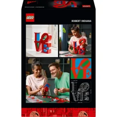 LEGO® ART: LOVE decorațiune cu inscripție (31214) imaginea 5