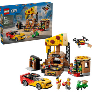 LEGO® City: Pizzerie cu vehicule de livrare (60496)