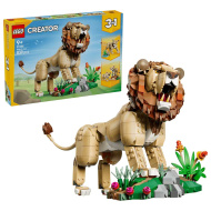 LEGO® Creator: Animale sălbatice: Leu măreț (31386)