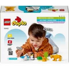LEGO® DUPLO®: Familii de animale sălbatice: Pinguini și lei (10442) imaginea 2