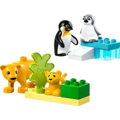 LEGO® DUPLO®: Familii de animale sălbatice: Pinguini și lei (10442) imaginea 5