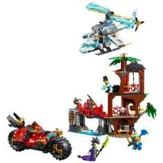LEGO® Ninjago: Bătălia vehiculelor ninja la casa din copac (71857) imaginea 5