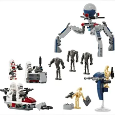 LEGO® Star Wars™: Pachet de luptă cu Soldat Clon™ și Droid de luptă™ (75372) imaginea 2
