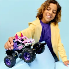 LEGO® Technic: Monster Jam™ Sparkle Smash™ - cu mecanism pull-back (42220) imaginea 4
