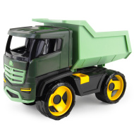 LENA: GIGA TRUCKS camion basculant uriaș Titan, verde închis, 51 cm