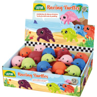 LENA: Jucărie de baie cu țestoase de curse, diverse, 1 buc.