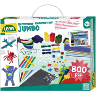 LENA: Set creativ Jumbo pentru meșteșuguri, 800 piese