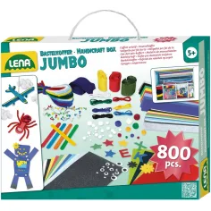 LENA: Set creativ Jumbo pentru meșteșuguri, 800 piese