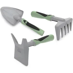 LENA: Set pentru nisip, 3 piese, culoare verde-gri