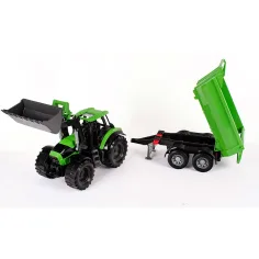 LENA: Tractor Worxx Deutz-Fahr Agrotron 7250 TTV cu remorcă, în cutie, 74 cm imaginea 3