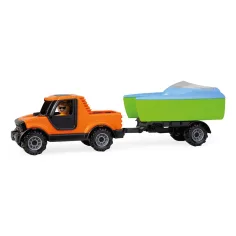 Lena: Camionetă Truckies cu remorcă pentru bărci și velier în cutie, 35 cm imaginea 2