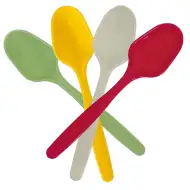 Linguri reutilizabile colorate – set de 8 bucăți