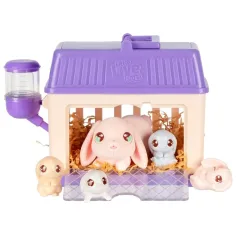 Little Live Pets: Set de joacă Mama Iepure și puii ei imaginea 2