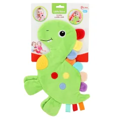 Little Stars: Jucărie de dentiție cu dinozauri, bavetă cu zornăitoare imaginea 4