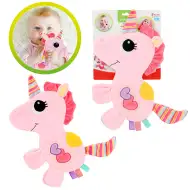 Little Stars: Jucărie de dentiție cu unicorn, batistă zornăitoare